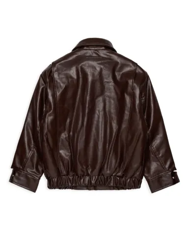 Faux leather jacket