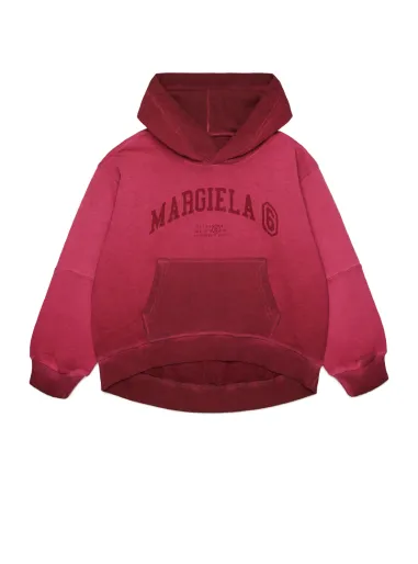 Brushed hooded sweatshirt