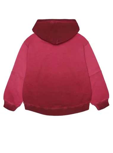 Brushed hooded sweatshirt