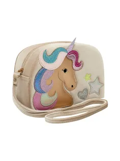 Borsa velluto Unicorn