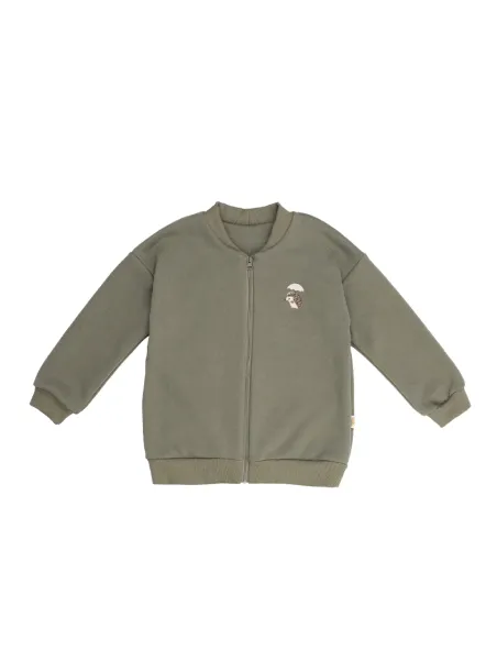 Cardigan felpa con zip