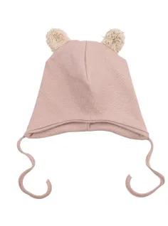 Hat with teddy bear ears