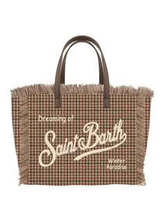Colette wool houndstooth bag