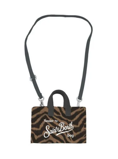 Borsa Phone bag felt Zebra