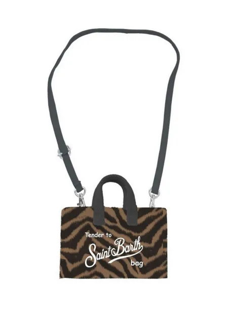 Borsa Phone bag felt Zebra