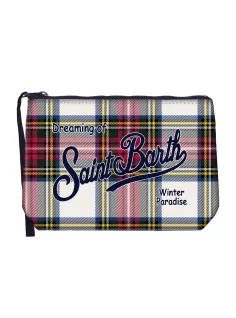 Borsa Pochette Aline Tartan 10