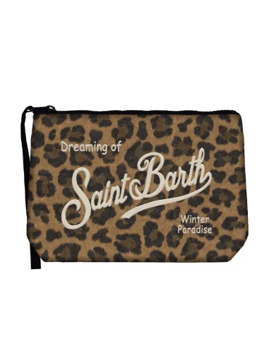 Borsa Pochette Aline Felt leo