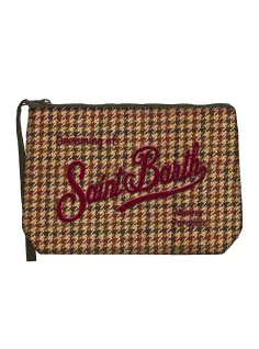 Borsa Pochette Aline Wool Pied de poule