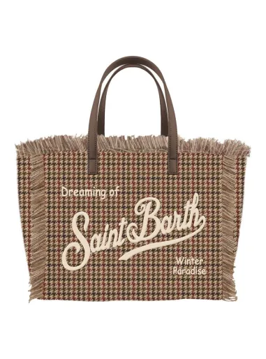 Vanity mini wool Houndstooth