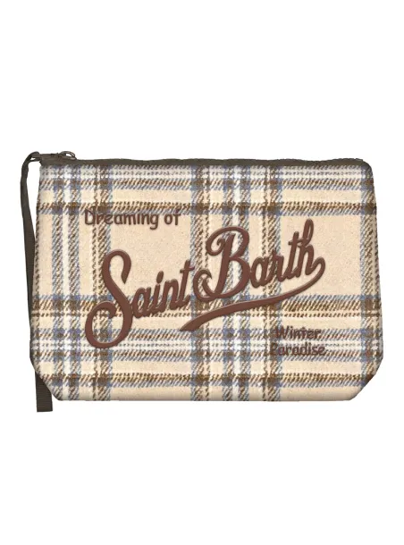 Borsa Pochette Aline Wool tartan 1219