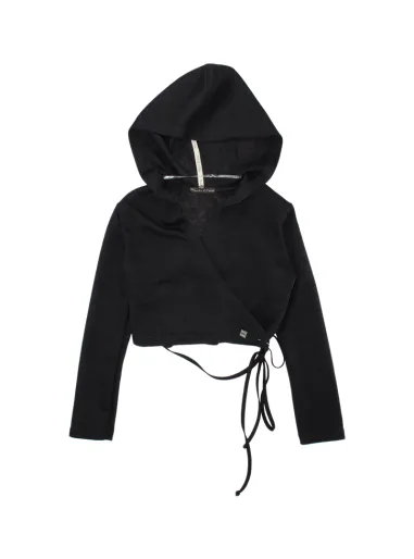 CROSS SHAPE CARDIGAN BLACK - MANILA GRACE