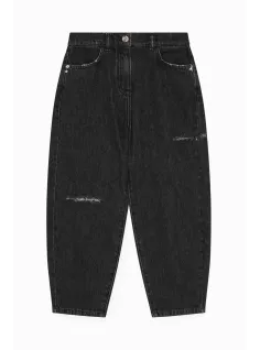 DENIM TROUSERS  BLACK WASH - PATRIZIA PEPE