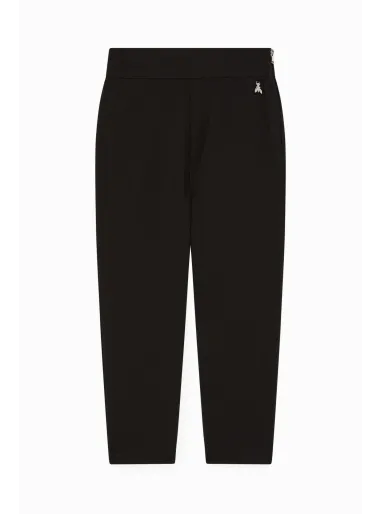 Milano stitch fabric trousers