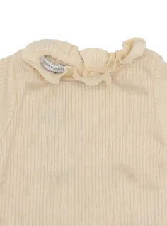 T-SHIRT COSTINA CON COLLETTO ROSA 2