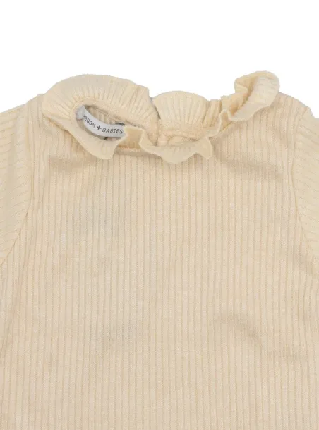 T-SHIRT COSTINA CON COLLETTO ROSA