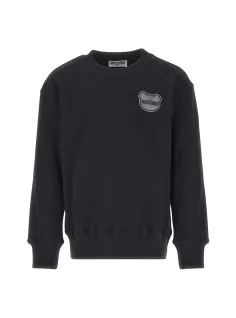 SWEATSHIRT BLACK - MOSCHINO KIDS