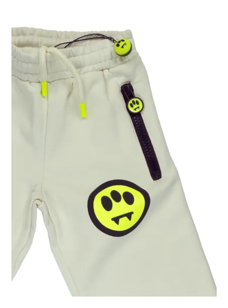 SWEATPANTS JUNIOR UNISEX CREAM - BARROW KIDS