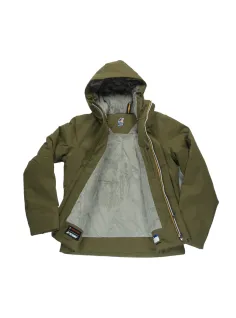 MARMOT INTERNAL DOUBLE JACKET BROWN C-BEIGE G  P. JACKO TWILL  - K-WAY 2