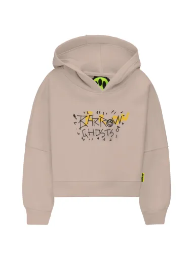 HOODIE GIRL CREAM - BARROW KIDS