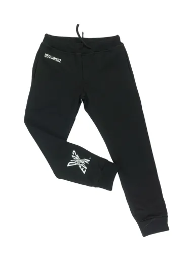 BLACK SWEATPANTS - DSQUARED