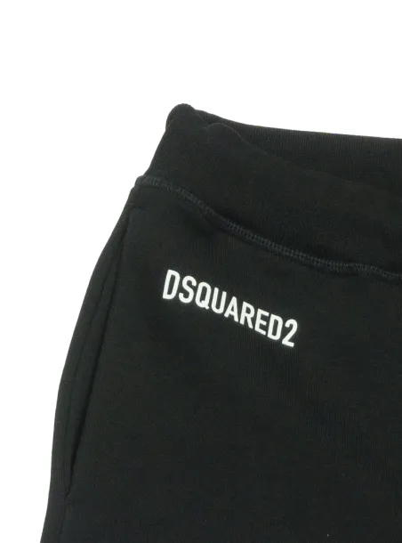 BLACK SWEATPANTS - DSQUARED