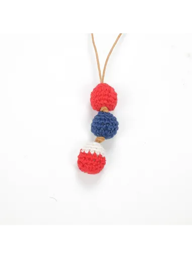 Alice Pom Crochet Necklace
