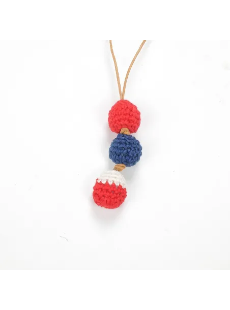 Alice Pom Crochet Necklace