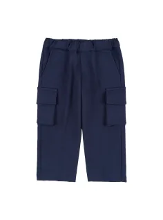 CARGO PANTS WITH BIG POCKETS BLUE - NANAN