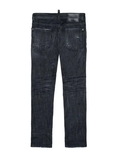 PANTALONE JEANS 5 TASCHE NERO DENIM