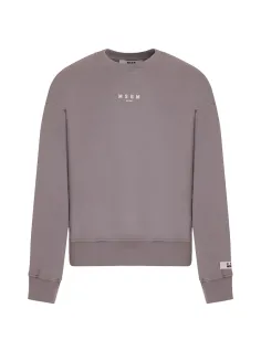 CREW NECK SWEATSHIRT LEAD - MSGM KIDS