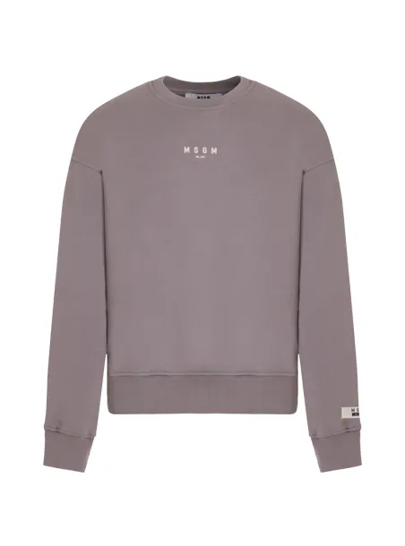 CREW NECK SWEATSHIRT LEAD - MSGM KIDS