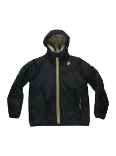 INTERNAL BEAR JACKET Ecru-Black Pure  P. LE VRAI 3.0 CLAUDE - K-WAY