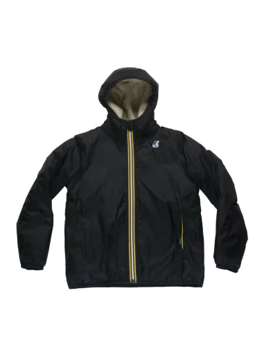 INTERNAL BEAR JACKET Ecru-Black Pure  P. LE VRAI 3.0 CLAUDE - K-WAY