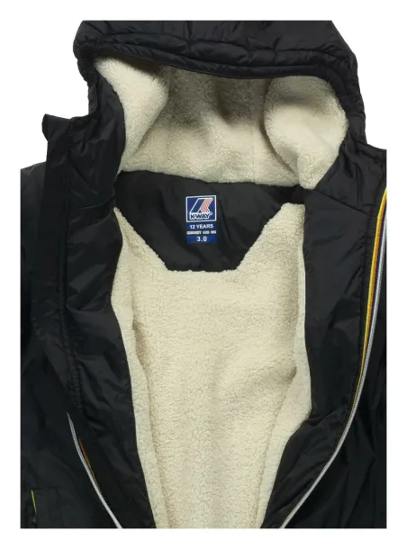 INTERNAL BEAR JACKET Ecru-Black Pure  P. LE VRAI 3.0 CLAUDE - K-WAY