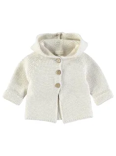 HOODIE CARDIGAN  CREAM - LI&ME