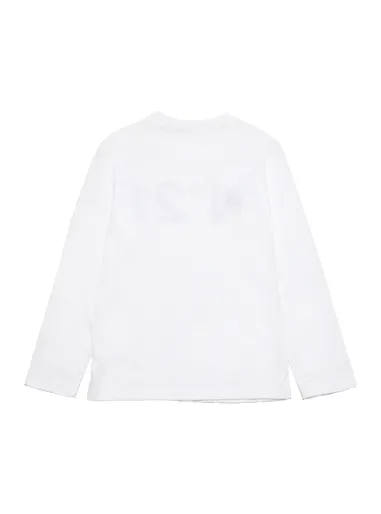 WHITE LONG SLEEVE T-SHIRT - N.21 Kids