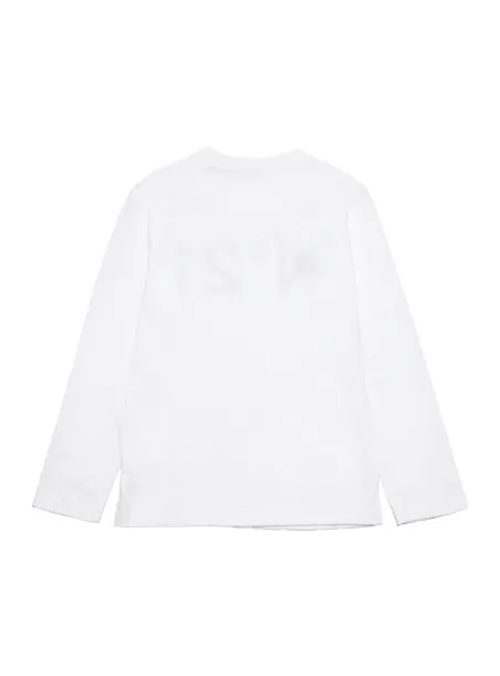 WHITE LONG SLEEVE T-SHIRT - N.21 Kids