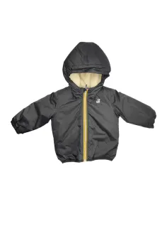 INTERNAL BEAR JACKET Ecru-Black Pure  E. LE VRAI 3.0 CLAUDINE - K-WAY