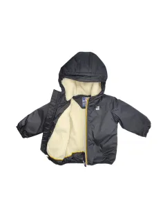 INTERNAL BEAR JACKET Ecru-Black Pure  E. LE VRAI 3.0 CLAUDINE - K-WAY 2