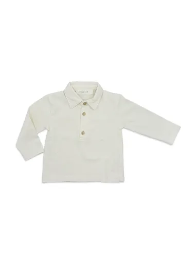 POLO T-SHIRT FIORILE IVORY - FIORILE