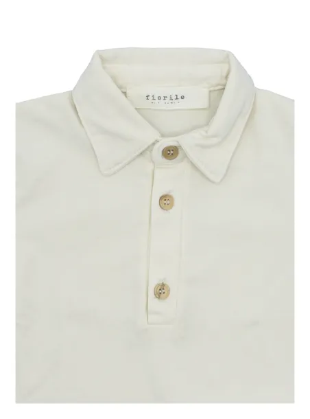 POLO T-SHIRT FIORILE IVORY - FIORILE