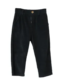 VELVET TROUSERS FIORILE ANTHRACITE - FIORILE