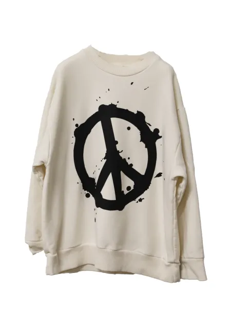 STRETCH SWEATSHIRT FIORILE CREAM - FIORILE