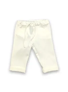 Milanese stitch fabric trousers