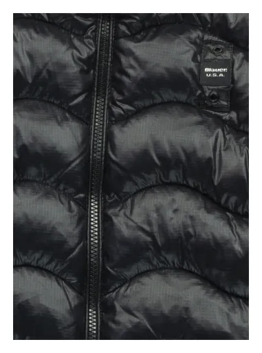 ECO FEATHER DOWN JACKET  BLACK/BEIGE - BLAUER