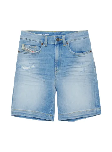 Bermuda denim trousers