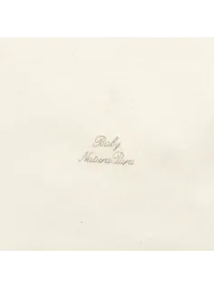 Bavaglino Neonato basico BEIGE - Naturapura 2