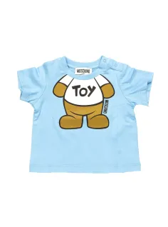 T-SHIRT CRYSTAL BLUE - MOSCHINO KIDS