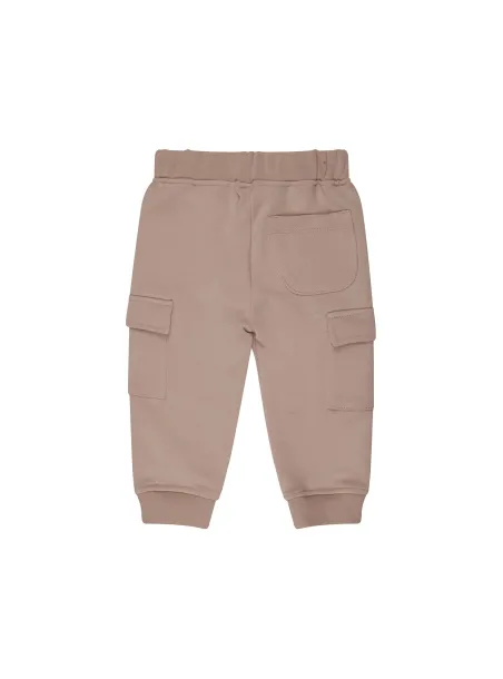 STRETCH FLEECE PANTS BABY BOY BEIGE - MSGM KIDS