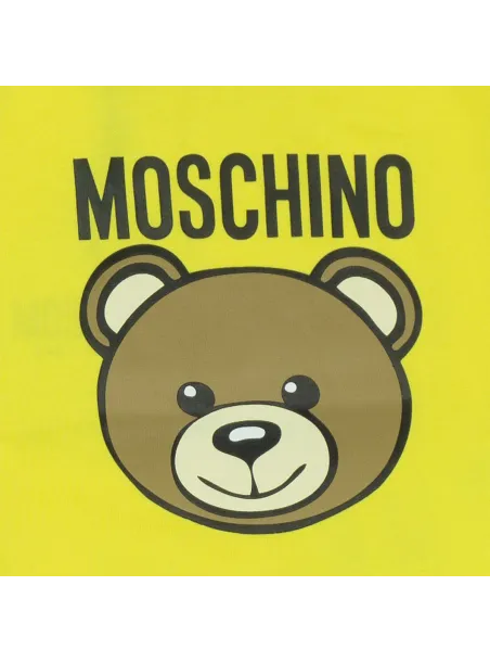 T-SHIRT CYBER YELLOW - MOSCHINO KIDS
